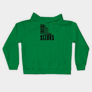 Super cool slluks brand letter logo design Kids Hoodie